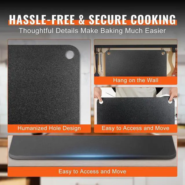 Alt view image 5 of 7 - Pizza Steel, 20" x 14" x 3/8" Pizza Steel Plate for Oven, Pre-Seasoned Carbon Steel Pizza Baking Stone with 20X Higher Conductivity, Heavy Duty Rustproof Pizza Pan for Outdoor Grill, Indoor Oven