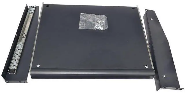 Main image of Pack 2 PCS X 2U Rack Mount Adjustable Pull-Out Sliding Keyboard Mouse Shelf Tray