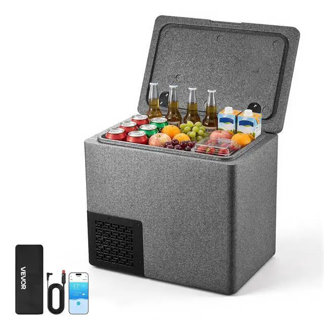 Main image of 12 Volt Refrigerator, 21.1 QT/ 20L Car Fridge, Portable Ultra-Light EPP Freezer, APP Control Electric Compressor, 12V/24V DC, 14 to 50, for Truck Van RV SUV Boat Travel Camping