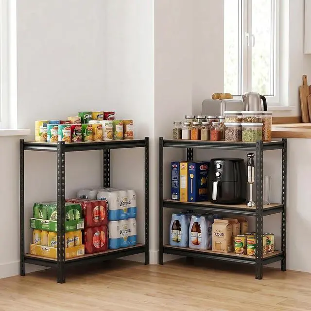 Alt view image 2 of 7 - Garage Shelving, 5-Tier Adjustable Storage Shelves, 3000 lbs Heavy Duty Garage Shelves, Metal Utility Rack Shelf for Garage Workshop Warehouse Basement, 59.49" W x 20.55" D x 71.38" H