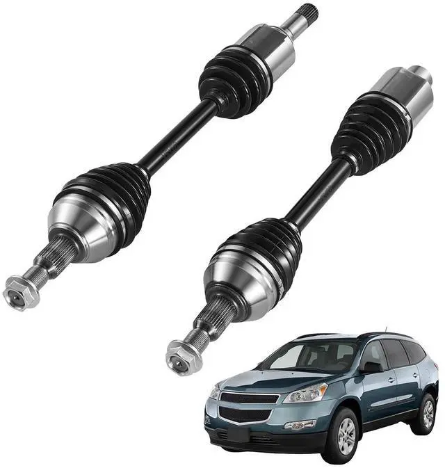 Main image of CV Axle Shaft Assembly, 2 Pieces Front Left & Right (Driver and Passenger Side), Automotive Replacement Joint Axles Pair Compatible with 2009-2017 Chevrolet Traverse, Alloy Steel & Carbon Steel