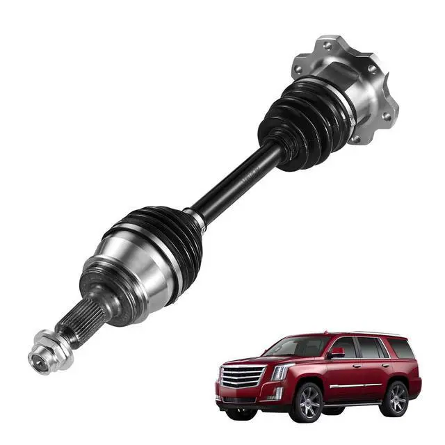 Main image of CV Axle Shaft Assembly, Front Left or Right Side (Driver or Passenger Side), Automotive Replacement CV Joint Axle Shaft Compatible with 2007-2020 Cadillac Escalade, Alloy Steel & Carbon Steel