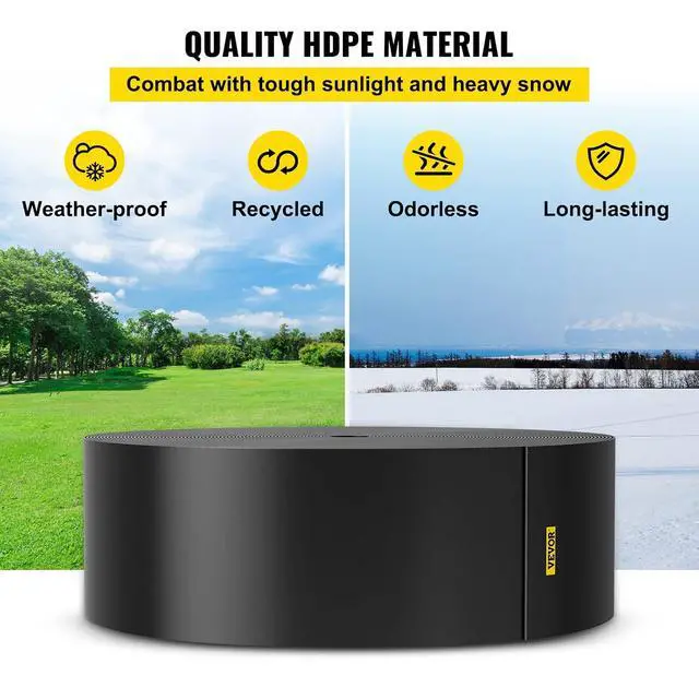 Alt view image 4 of 7 - Landscape Edging, 10 inch Depth 150 ft Total Length, Recycled HDPE Coiled Terrace Board, Flexible Bender Border for Landscaping, Lawn, Garden, Yard, Against Invading Weeds, Black