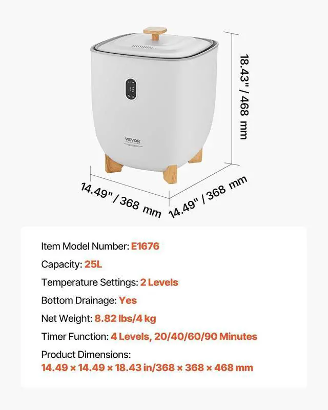 Alt view image 7 of 7 - Towel Warmers for Bathroom, 25 L Towel Warmer Bucket with Auto Shut Off for Spa Fits up to 5 Oversized Towels, Blankets, Clothes, Bathrobes, PJ's and More