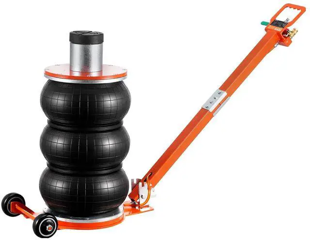 Main image of Air Jack, 5 Ton/11000 lbs, 4-10 S Pneumatic Lifting Jack with Heightened Column & Adjustable Handle, Easy-to-Lift & Space-Saving Jack with Thick Rubber Pad, Fits for Sedan, SUV, Pickup Truck