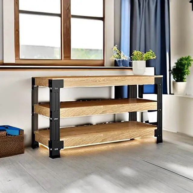 Alt view image 5 of 7 - Workbench Legs, Heavy Duty Workbench Kit for DIY Custom, Maximum 96" Length, 48" Width, 35.4" Height for Garage Storage, Workshop, Shelving, Lumber Not Included