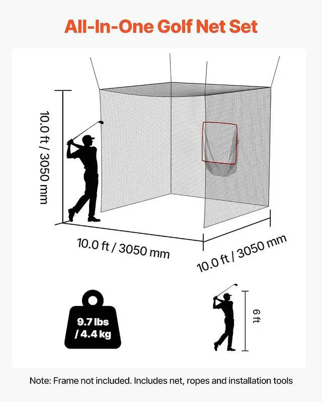 Alt view image 2 of 7 - Baseball Batting Cage,Professional Softball Baseball Batting Hitting Training Net,Heavy Duty Enclosed PE Practice Portable Pitching Cage Net&Carry Bag,for Backyard,Field,Indoor&Outdoor