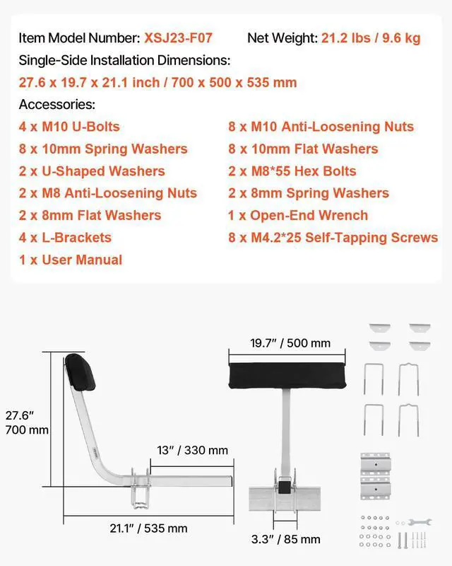 Alt view image 7 of 7 - Boat Trailer Guide, 16.7"- 60 Adjustable Design Trailer Guide Poles, 2PCS Trailer Guide-Ons for Ski Boat, Fishing Boat or Sailboat Trailer