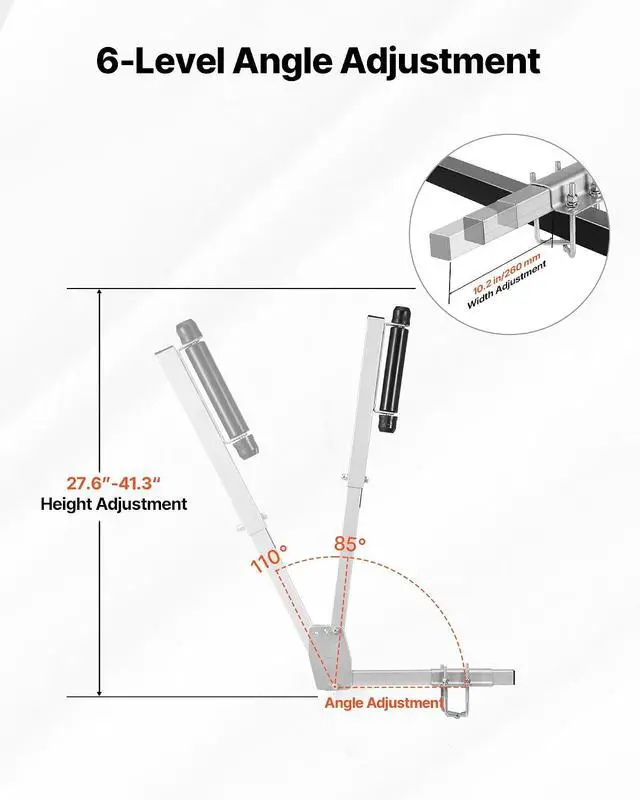 Alt view image 3 of 7 - Boat Trailer Guide, 16.7"- 60 Adjustable Design Trailer Guide Poles, 2PCS Trailer Guide-Ons for Ski Boat, Fishing Boat or Sailboat Trailer