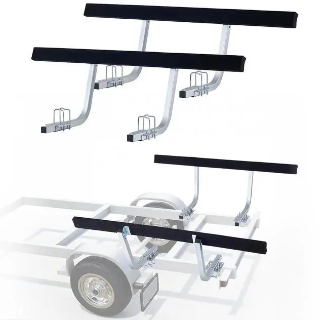 Main image of Boat Trailer Guide, 16.7"- 60 Adjustable Design Trailer Guide Poles, 2PCS Trailer Guide-Ons for Ski Boat, Fishing Boat or Sailboat Trailer