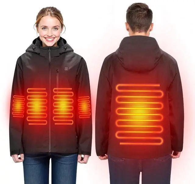 Main image of Heated Jacket with 7.4V Battery Pack, Windproof and Waterproof Lightweight Heating Coat