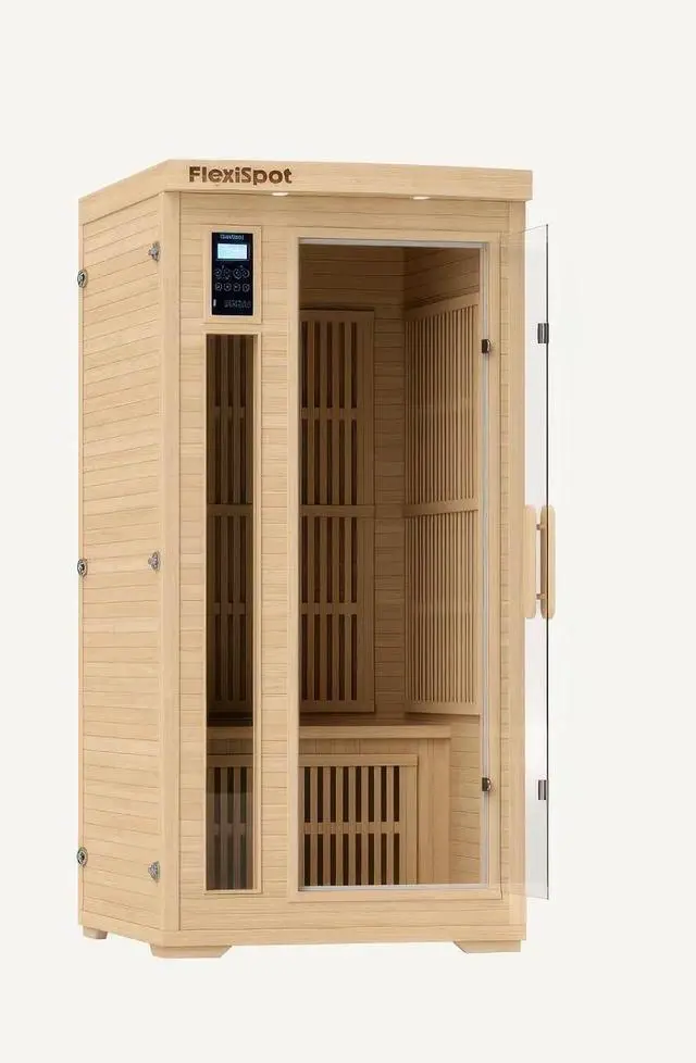 Main image of Far Infrared Sauna Room for one Person, Canadian Hemlock Wood