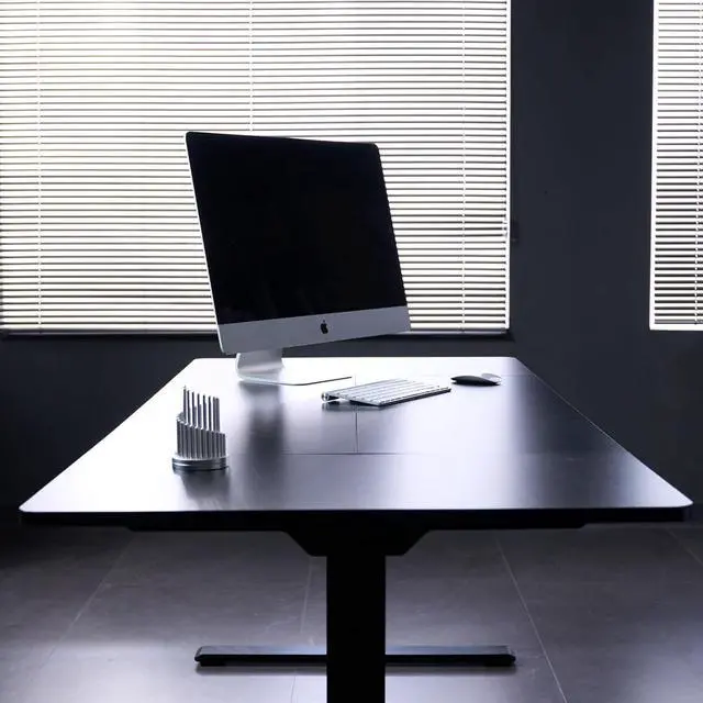 Alt view image 7 of 7 - 63"x28" Large Dual Motor Electric Standing Desk, Black - 198 LBS Heavy-Duty Capacity, Ideal for Home Office, Creative Studio, or Multi-Monitor Setup