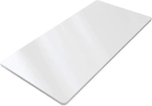 Main image of Whole Piece 48"x24" Desktop 1" Thickness Height Adjustable Desk Rectangular Tabletop White Board (48INCH White Top)