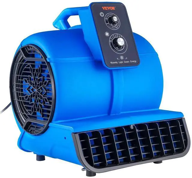Main image of Air Mover, 1/2 HP 2600 CFM Carpet Dryer for Cooling and Ventilating, Portable Floor Blower Fan with 4 Blowing Angles and Time Function, for Janitorial, Home, Commercial Use
