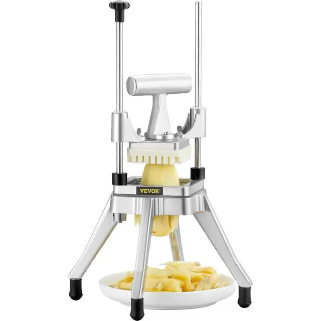 Alt view image 4 of 7 - Commercial Vegetable Fruit Chopper 3/8 Blade Heavy Duty Professional Food Dicer Kattex French Fry Cutter Onion Slicer Stainless Steel for Peppers Potato Mushroom, Sliver