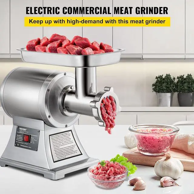 Alt view image 2 of 7 - Commercial Meat Grinder, 550LB/h 1100W Electric Meat Mincer, ETL Approved Heavy Duty Industrial Meat Mincer Machine