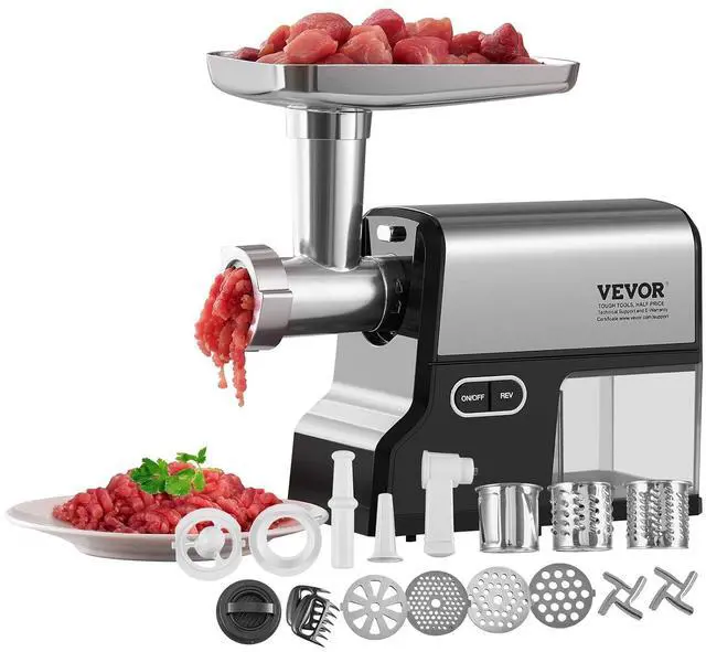 Main image of Meat Grinder, 4.2 Lbs/Min Capacity Electric Meat Grinders with Blade, Grinding Plate, Sausage Maker, Kubbe Kit, Burger Press, Chopper Attachment, Stainless Steel Meat Mincer for Home Kitchen