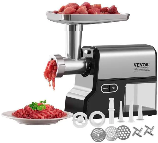 Main image of Meat Grinder, 4.2 Lbs/Min Capacity Electric Meat Grinders with Blade, Grinding Plate, Sausage Maker, Kubbe Kit, Stainless Steel Meat Mincer for Home Kitchen