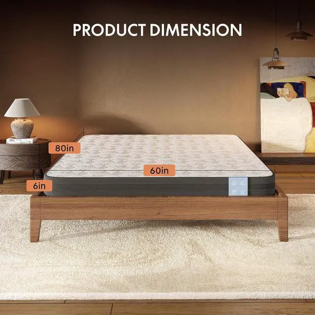 Alt view image 3 of 7 - BF21Q Queen Size Adjustable Bed Frame with 6 Inch Gel Memory Foam Mattress, Viscose from Bamboo, Medium Firm, Easy Assemble, Certi-PUR & Oeko-TEX Certified.