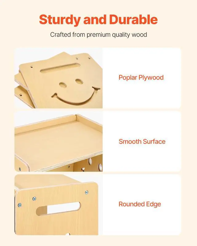 Alt view image 4 of 7 - Montessori Weaning Table and Chair Set, 3 in 1 Wooden Toddler Table and Chairs with Chalkboard, Adjustable Height Montessori Table for Ages 1-5, Ideal for Drawing, Reading, Eating - Natural