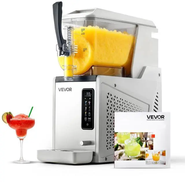 Main image of Slushie Machine, 3L/100oz No Ice Needed Slushy Machine for Home, Frozen Drink Maker with Single Tank, Margarita Machine with Self-Cleaning, for Frozen Margaritas, Frappés, Milkshake & More