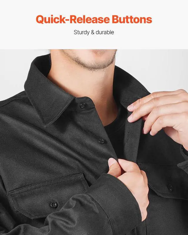 Alt view image 4 of 7 - mens Flame Resistant Welding Jacket