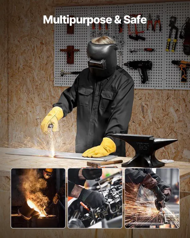 Alt view image 2 of 7 - mens Flame Resistant Welding Jacket