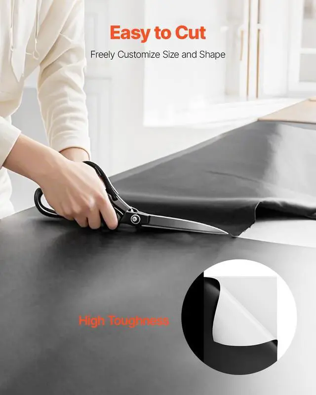 Alt view image 6 of 7 - 10' x 100' Plastic Sheeting Heavy Duty, 6 Mil Thick Plastic Sheeting Roll, Plastic Drop Cloth Painters Tarp Covering for Crawl Space Vapor Barrier, Black and White Double-Sided, Multi-Purpose