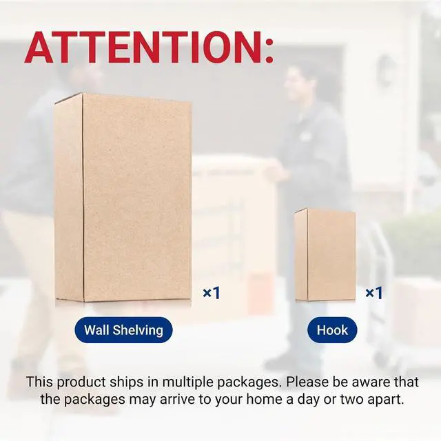 Alt view image 7 of 7 - 2-Pack 2x4ft Garage Wall Shelving with 4 Hooks - Heavy Duty Garage Storage System, 660 lbs Load Capacity with Brace Guardrail, Wall Mounted Organization for Bikes, Tools, Bins, Pro Series