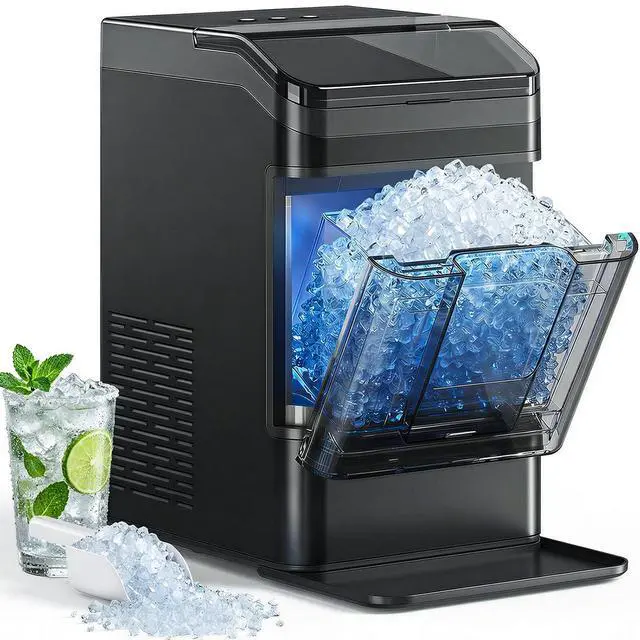 Main image of Nugget Ice Maker Countertop, 38lbs Per Day Portable Ice Machine, 8 Mins Fast Ice Making, Self-Cleaning, Pebble Ice Making for Home, Party, Camping