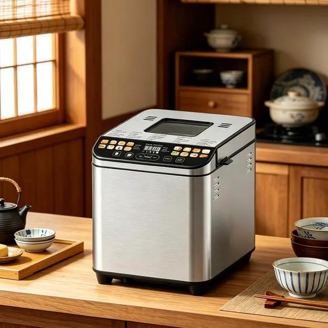 Alt view image 2 of 6 - 25-in-1 Bread Maker Machine, 2LB Automatic Bread Making, 3 Crust Colors & 3 Loaf Sizes, 15H Timer & 1H Keep Warm, Yogurt, Jam, Cake, Rice Wine