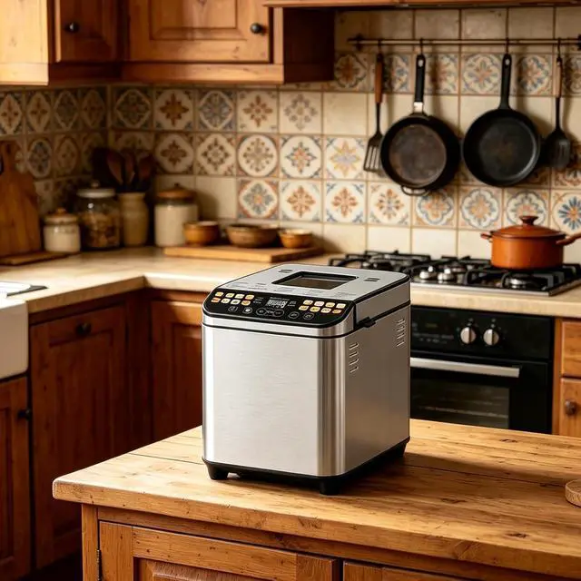 Alt view image 6 of 6 - 25-in-1 Bread Maker Machine, 2LB Automatic Bread Making, 3 Crust Colors & 3 Loaf Sizes, 15H Timer & 1H Keep Warm, Yogurt, Jam, Cake, Rice Wine