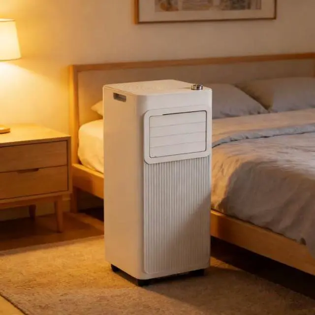 Alt view image 2 of 4 - 8000BTU Portable Air Conditioner, AC Unit for Room with Fan, Sleep Mode, 24H Timer