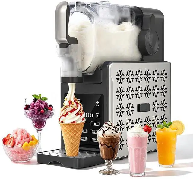 Main image of 1.9L Slushie Machine & Soft Serve Ice Cream Maker with Rapid Freezing,8-in-1 85Oz Frozen Drink Machine, Slushie Maker, Margarita Machine for Home
