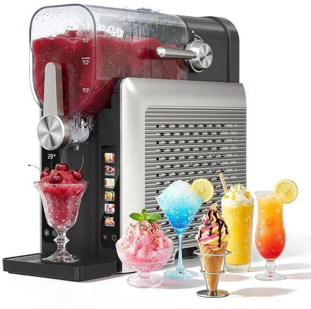 Main image of 1.6L Slushie Machine & Soft Serve Ice Cream Maker with Rapid Freezing, Frozen Drink Machine, Slushie Maker, Margarita Machine for Home