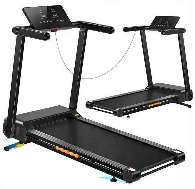 Main image of Folding Treadmill, 3.0 HP Foldable Treadmill for Home Office, Walking Running Treadmill with LED Display for Exercise