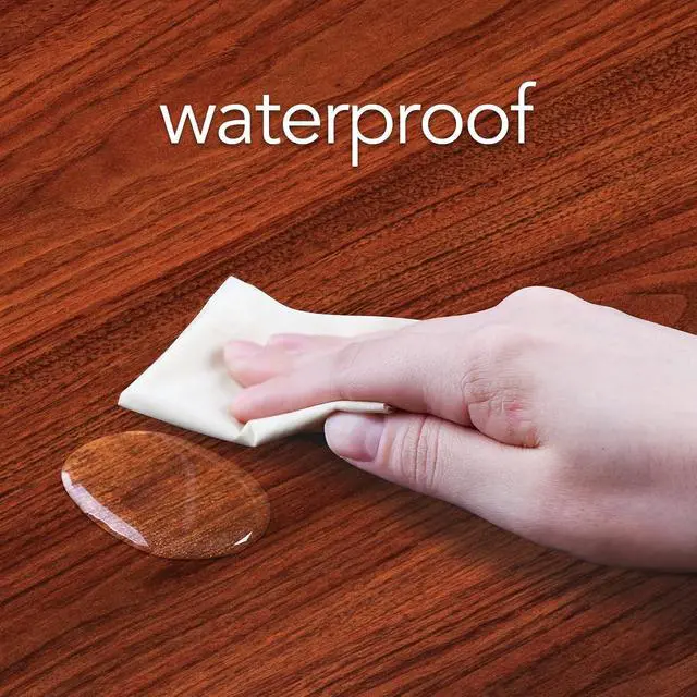 Alt view image 5 of 7 - Whole-Piece Particle Board Table Top for Standing Desk and Home Office Desk DIY, 60x24x1 Inch Mahogany Desk Top