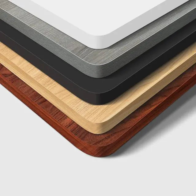 Alt view image 3 of 7 - Whole-Piece Particle Board Table Top for Standing Desk and Home Office Desk DIY, 60x24x1 Inch White Desk Top