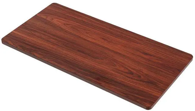Main image of Universal Tabletop 60"x24"x1" Thickness One-Piece Table Top Rectangular Particle Board for Standing and Home Office Desk Countertop DIY,Mahogany Desk Top