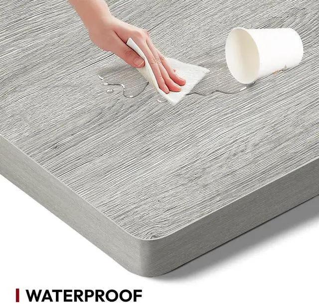 Alt view image 5 of 7 - Universal Tabletop 55"x28"x1" Thickness One-Piece Table Top Rectangular Particle Board for Standing Desk and Home Office Desk Countertop DIY,White Wood Top