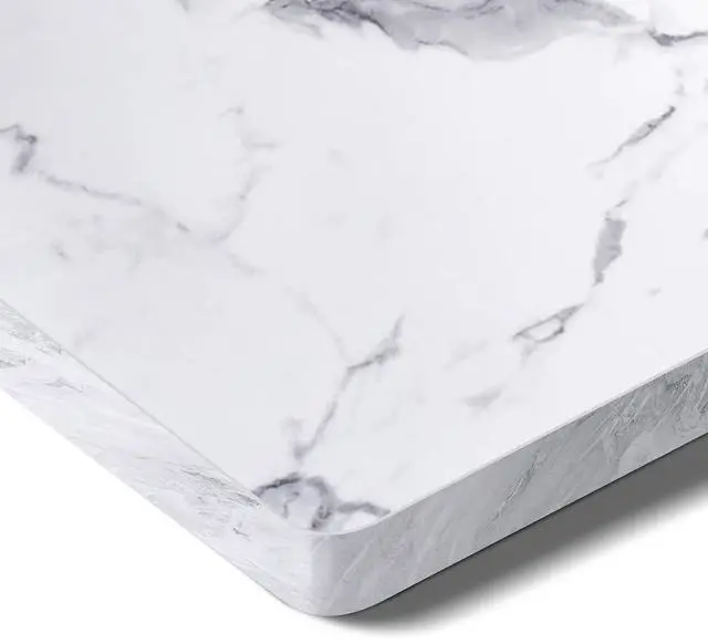 Main image of Whole-Piece Particle Board Table Top for Standing Desk and Home Office Desk DIY, 48x24x1 Inch Marble Grey Desk Top