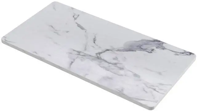 Main image of Universal Tabletop 48"x24"x1" Thickness One-Piece Table Top Rectangular Particle Board for Standing Desk and Home Office Countertop DIY,Marble Grey Desk Top