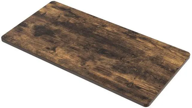 Main image of Universal Tabletop 55"x28"x1" Thickness One-Piece Table Top Rectangular Particle Board for Standing Desk and Home Office Countertop DIY,Rustic Brown Desk Top