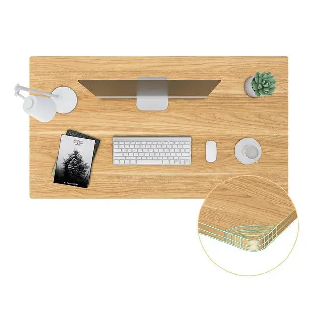 Alt view image 7 of 7 - Whole-Piece Particle Board Table Top for Standing Desk and Home Office Desk DIY, 55x28x1 Inch Maple Desk Top