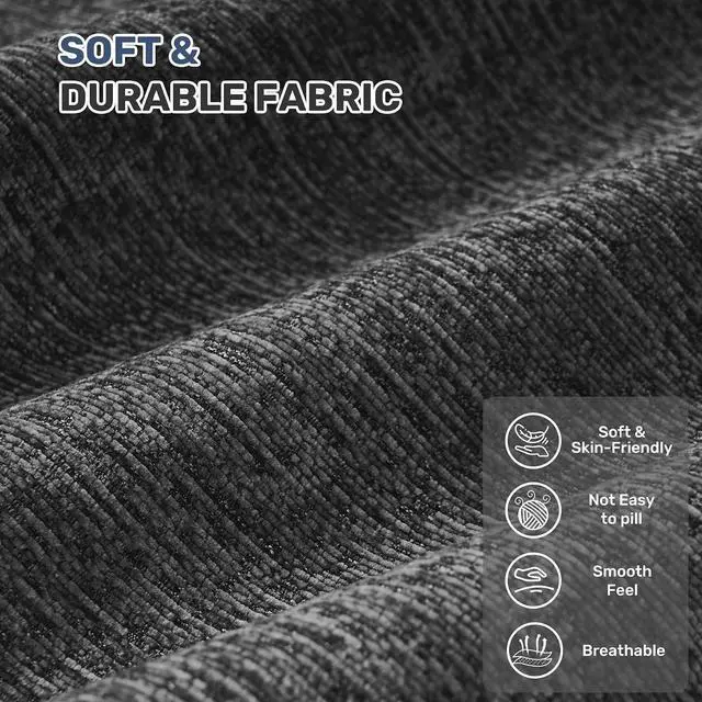 Alt view image 6 of 7 - 110 Modern Curved Sofa,Oversized Couch for Living Room,Cloud Couch with Boneless Couchs,Modular Sectional Sofa with Deep Seat,No Assembly Required,Black