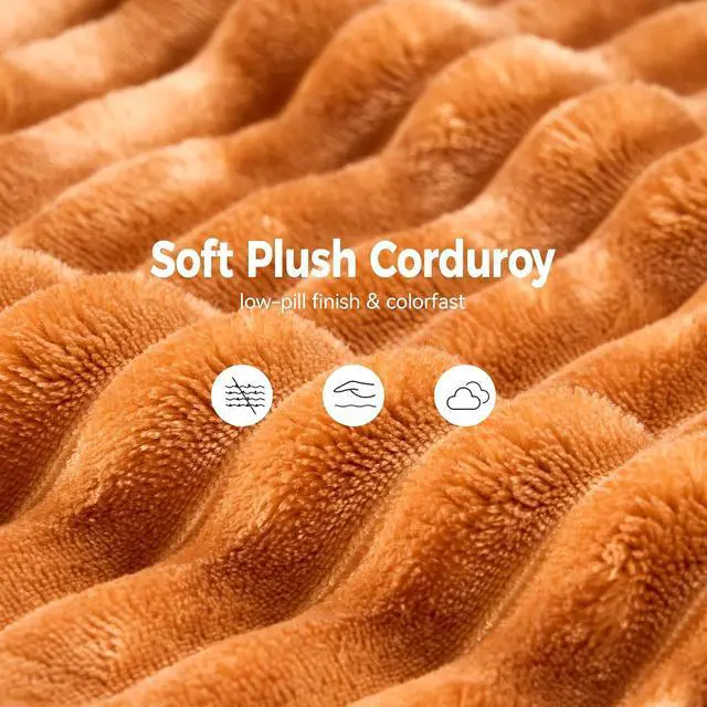 Alt view image 6 of 7 - 51'' Oversized Chaise Lounge Chair Indoor, Non-Assembly Deep Seat Sofa Bed Corduroy Sleeper Cloud Boneless Couch with 2pcs Pillows for Reading Living Room-Orange