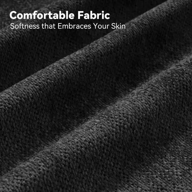 Alt view image 3 of 7 - Convertible Sofa Bed 3-in-1, Pull Out Sleeper Couch with Adjustable Backrest, Loveseat Sofa with Side Storage Pockets,Couch for Apartment, Office, Easy Assembly,Dark Gray