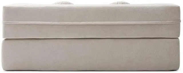Alt view image 5 of 7 - King Size Sofa Bed, 76 Inch Convertible Futon Boneless Couch, 2-in-1 Loveseat Sleeper Sofa with 2 Pillow, Modern Velvet Fabric Floor Couch Bed for Living Room, No Assembly Required (Beige)