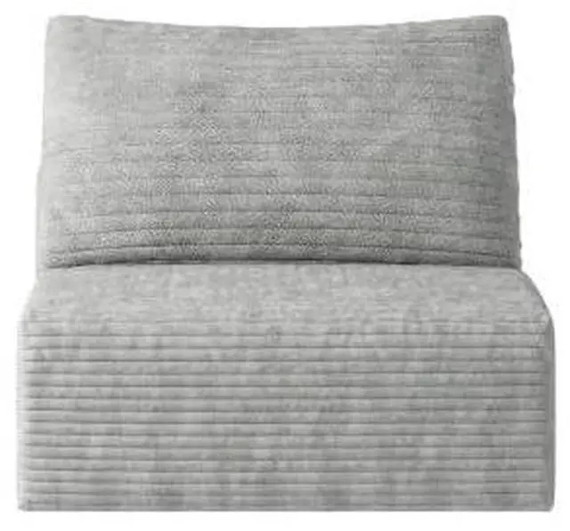 Main image of 27.9" Modular Sectional Sofa, Comfy Corduroy Single Seater Sofa, Compression Cushions for Living Room, No Assembly Required (Grey)